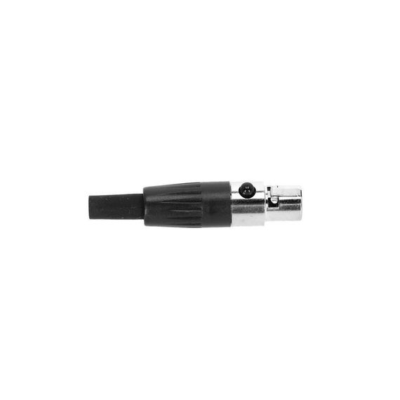 Adam Hall K4CXF3MINI - разъем Mini XLR (F), 3-pin, металлический-черный