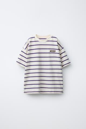 ZARA X PUKAS ФУТБОЛКА В ПОЛОСКУ PUKAS SURF, РАЗНОЦВЕТНЫЙ