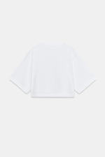 УКОРОЧЕННАЯ ФУТБОЛКА ОВЕРСАЙЗ — ZARA
