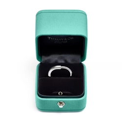 Кольцо из белого золота, Tiffany💠 Lock ring