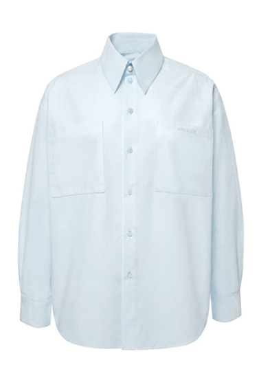 «Navi’s shirt» Базовая рубашка из плотного хлопка.