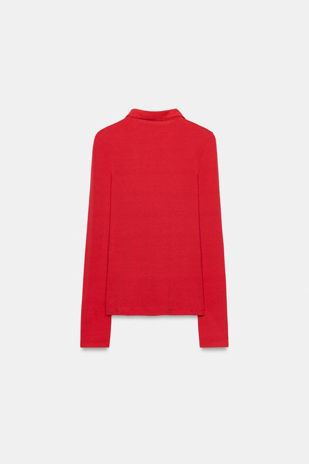 ZARA ТОП С ПУГОВИЦАМИ, КРАСНЫЙ
