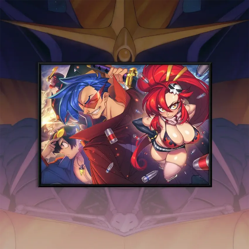 Постер “The Art of GOFA. Gurren Lagann”