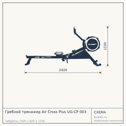Гребной тренажёр Air Cross Plus — от 104 000 ₽