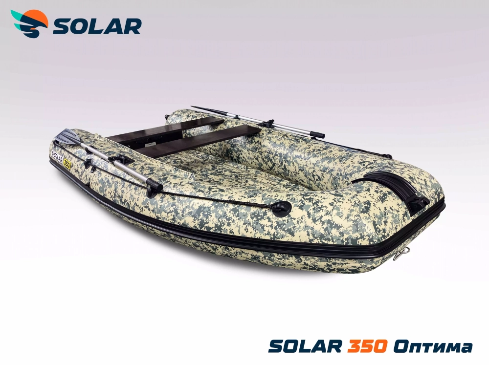 Лодка надувная моторная solar-350 к (оптима)
