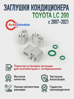 Заглушки трубок кондиционера Land Cruiser 200 (с холодильником)