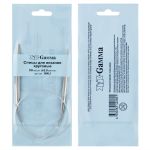 Спицы круговые металл ⌀6.0 мм, 50 см, 1 шт, с металлической леской, Gamma MKJ