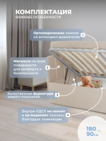 Диван - кровать с подъёмным механизмом 180х90 см Крекер Ап ткань Микровелюр