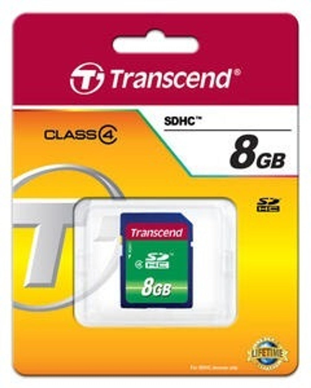 Карта памяти SDHC Transcend 8GB (TS8GSDHC4)