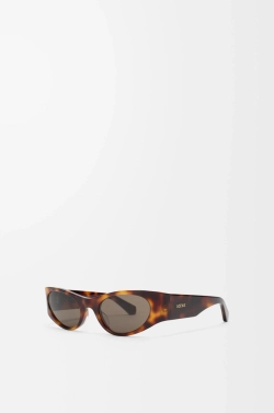 Loewe Солнцезащитные очки Flash Small Cat-Eye, черепаховый