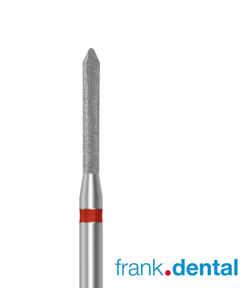 Бор алмазный красный Frank Dental типа FG - D.886.012.F.FG