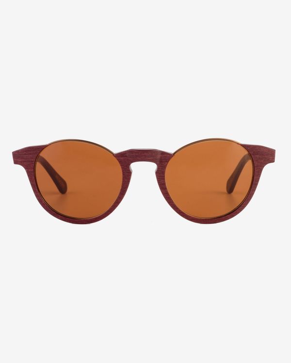 Очки солнцезащитные Spunky Oliver 6 Red Wood / Dark brown lens - фото 1