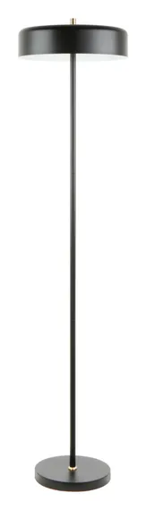 Торшер NewRgy 4046AFL MATT BLACK+SAND GOLD+SHINE WHITE INSIDE, 2×40 Вт, золотой и чёрный