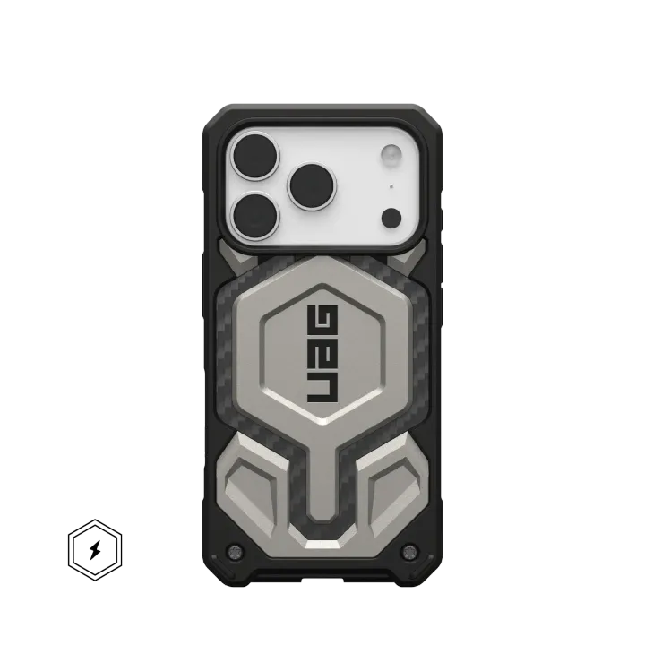 UAG Monarch Pro with MagSafe Series Case for Apple iPhone 17 Pro Titanium (Титановый)