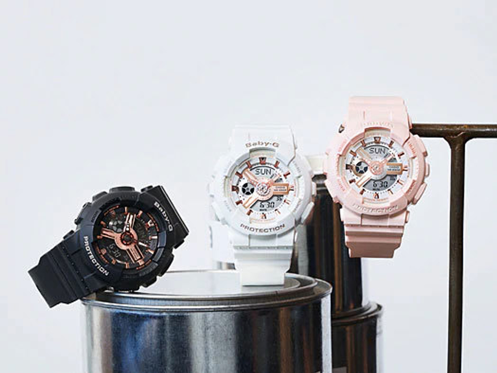 Японские наручные часы Casio Baby-G BA-110RG-7A