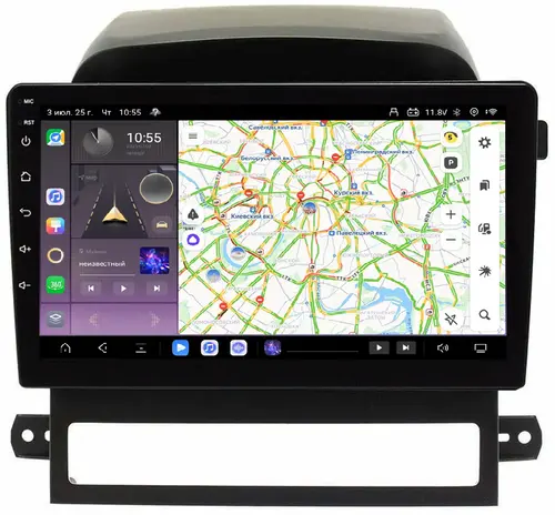 Магнитола для Chevrolet Captiva 2006-2011 - Kuberg QLed, Android 13, Быстрейшая, CarPlay, SIM-слот