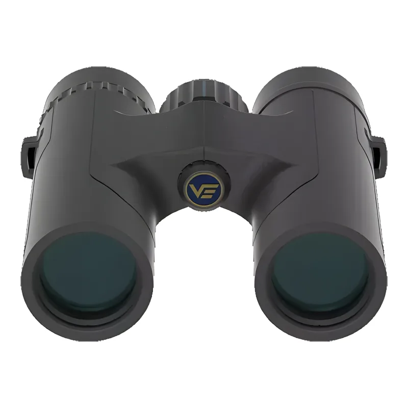 Бинокль Vector Optics Continental 10x32 ED (SCBO-26) - вид спереди, объективы и логотип