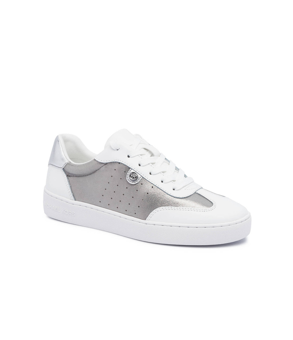 Кожаные кроссовки scotty Michael Kors - серебряный(43S4SCFS1M)