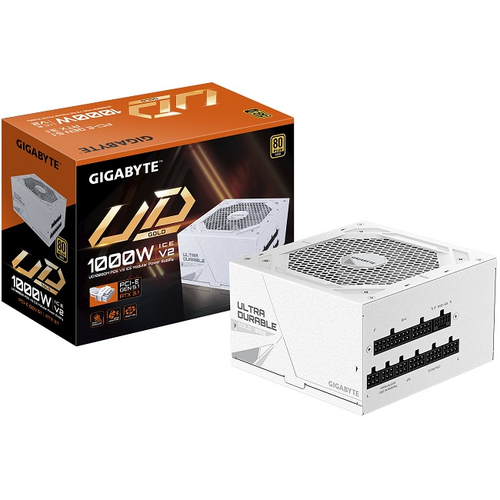 Блок питания Gigabyte 1000W UD1000GM PG5 ICE White, модульный, 120 мм, 80 PLUS Gold (GP-UD1000GM PG5 ICE)