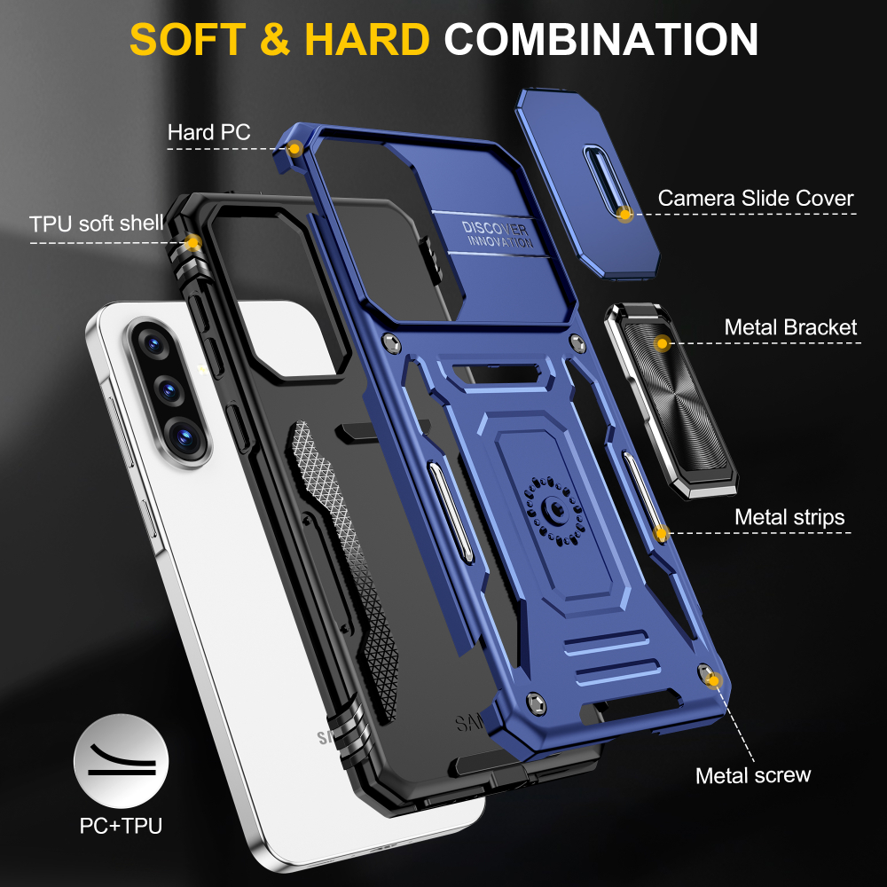 Чехол Safe Case с кольцом и защитой камеры для Samsung Galaxy A56