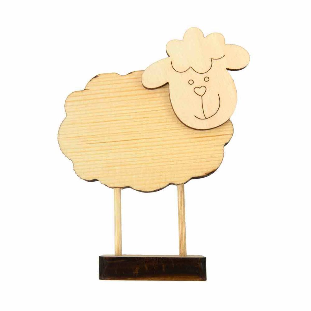 Заготовка из фанеры Овечка на шпажках, ВД-1076 Mr.Carving