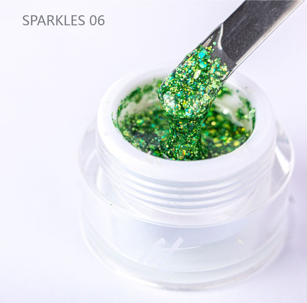 Гель-лак ТМ "HIT gel" №06 Sparkles, 5 мл