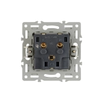 Механизм электрической розетки SCT-GP-MEU-PL-BK (250V, 16A) (Arlight, -)