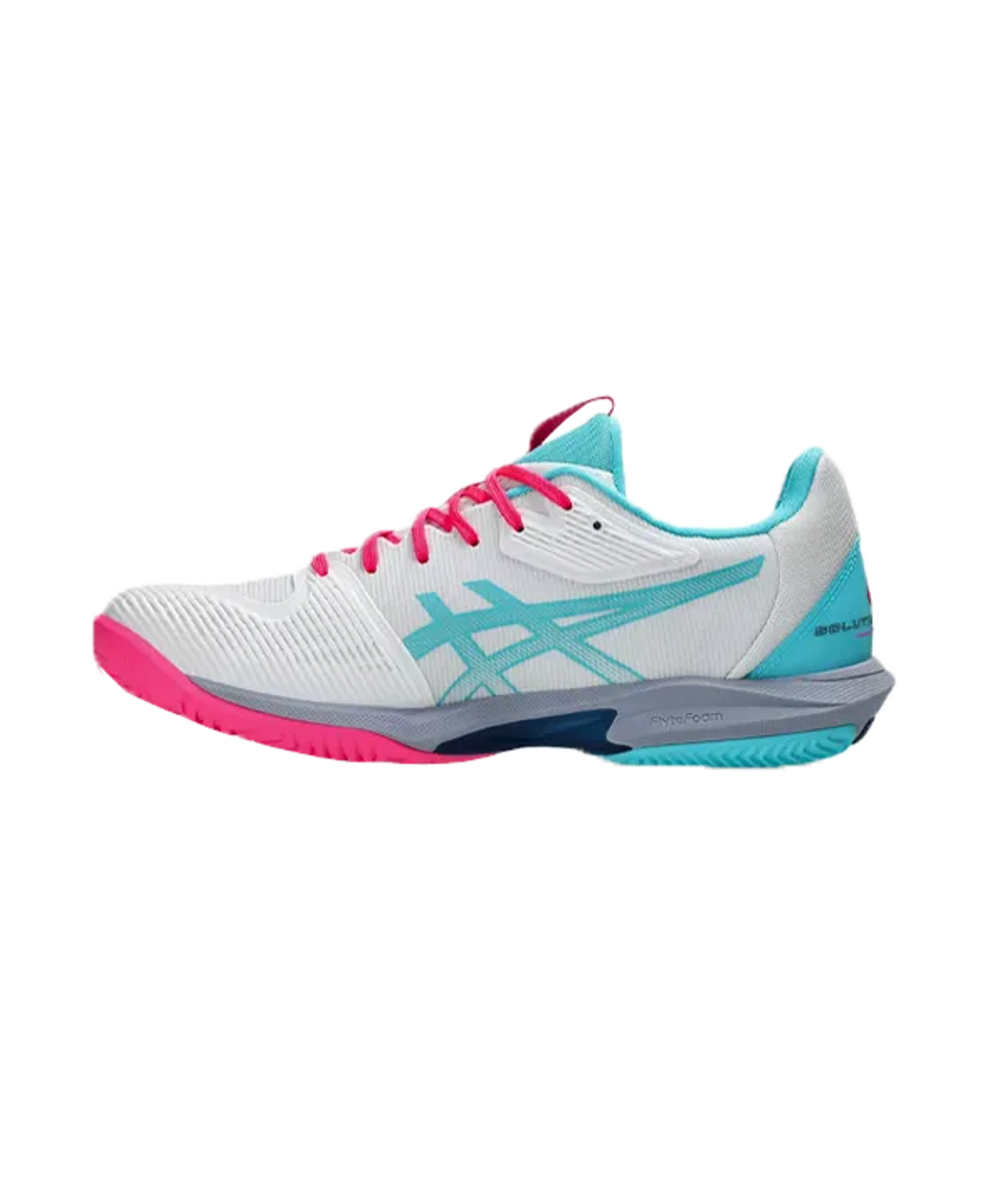 Asics Solution Speed FF 3 Падел Белый-Ярко-розовый Кроссовки 2025