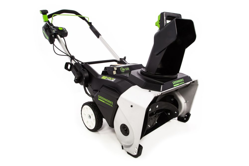 Аккумуляторный снегоуборщик Greenworks GD82STK5, 2602507UС ,82v, 56 см, c АКБ 2x2.5Aч и ЗУ