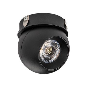 Встраиваемый точечный светодиодный светильник 9W 3000K 217072 чёрный InteroBall Lightstar