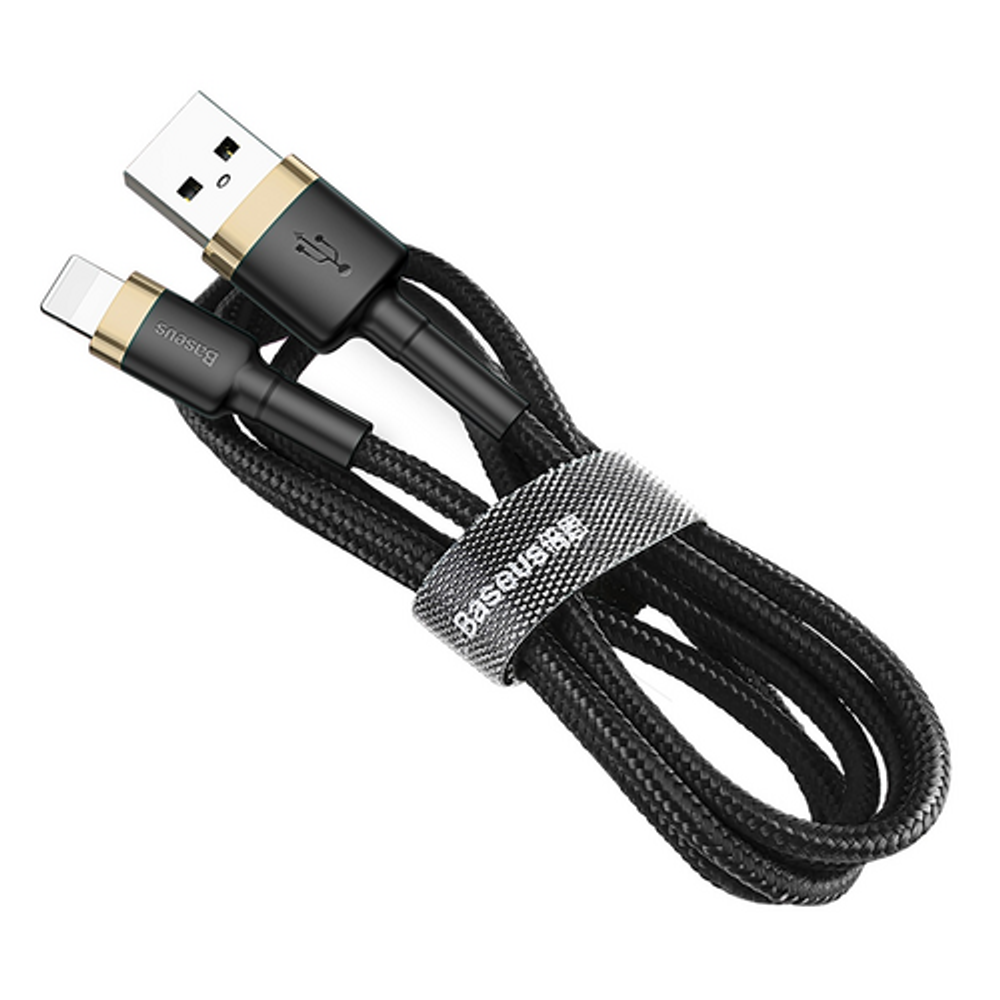 Usb Кабель-зарядка Lightning Baseus Cafule 1м (CALKLF-BV1) черно-золотистый