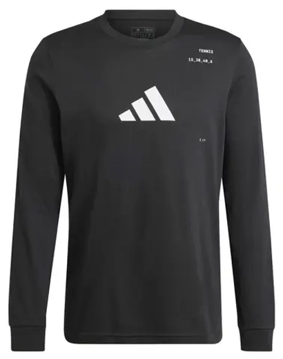 Теннисная футболка Adidas Tennis Graphic Long Sleeve