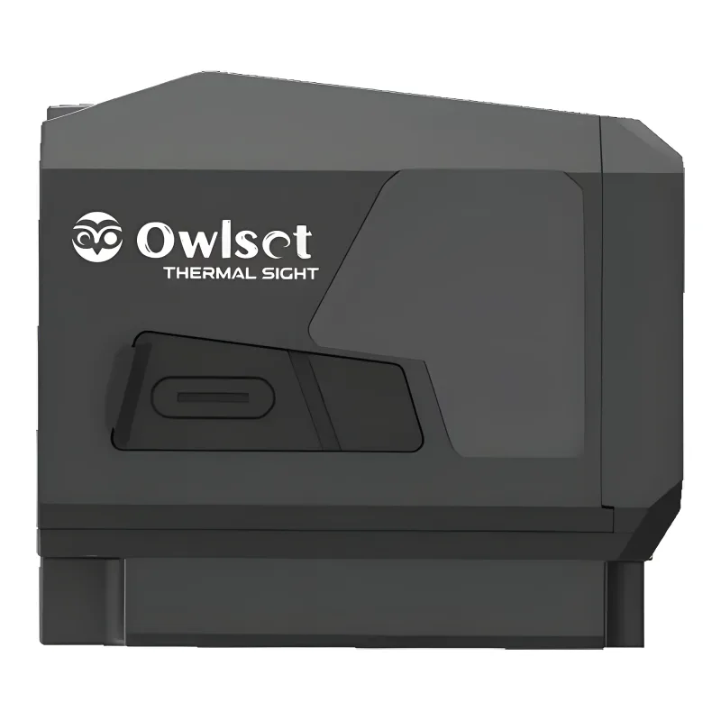 Тепловизионный коллиматор Vector Optics Owlset HEIM ES X-NANO XPD Mini (VEOT-RSS08) - вид сбоку, логотип