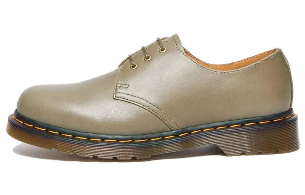 Dr.Martens 1461 Leather Casual Leather Shoes Men"s Olive