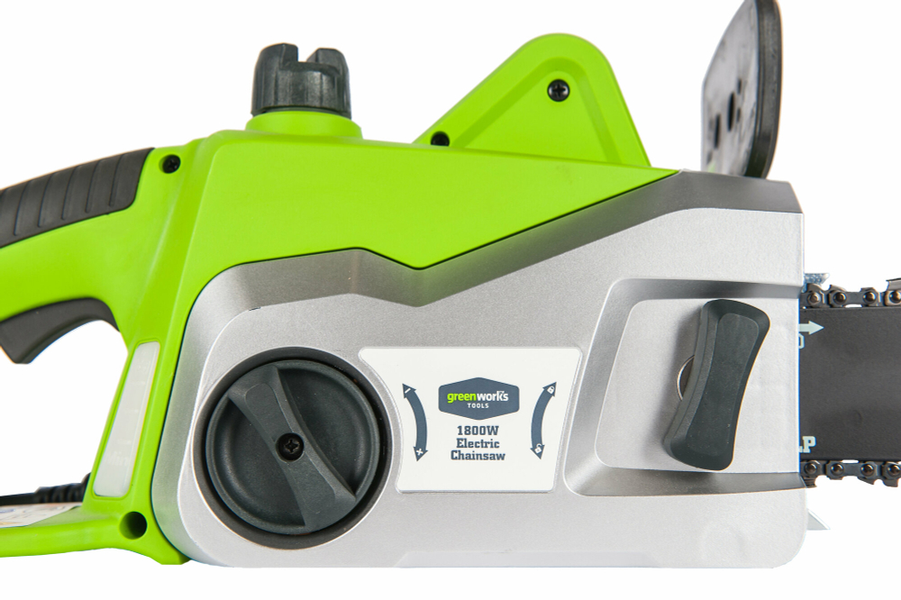 Цепная пила электрическая Greenworks GCS1840 1800W, шина 40см, цепь 56 зв, 3/8, 1.3 20027