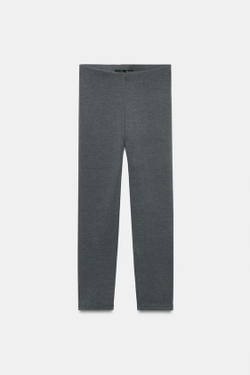 ZARA КОРОТКИЕ ЛЕГИНСЫ ИЗ ЛИОЦЕЛЛА, СЕРО-СИНИЙ
