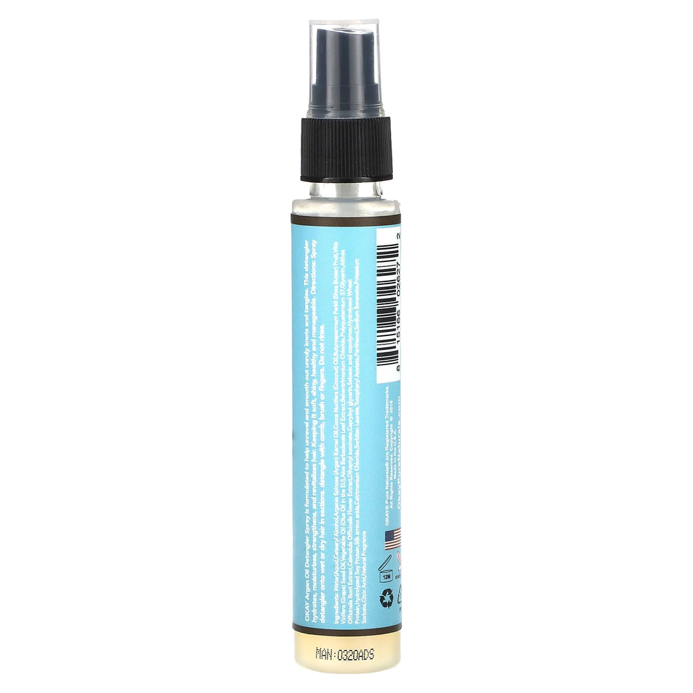 Okay Pure Naturals, Спрей с арганой для расчесывания волос, 59 мл (2 жидк. унц.)