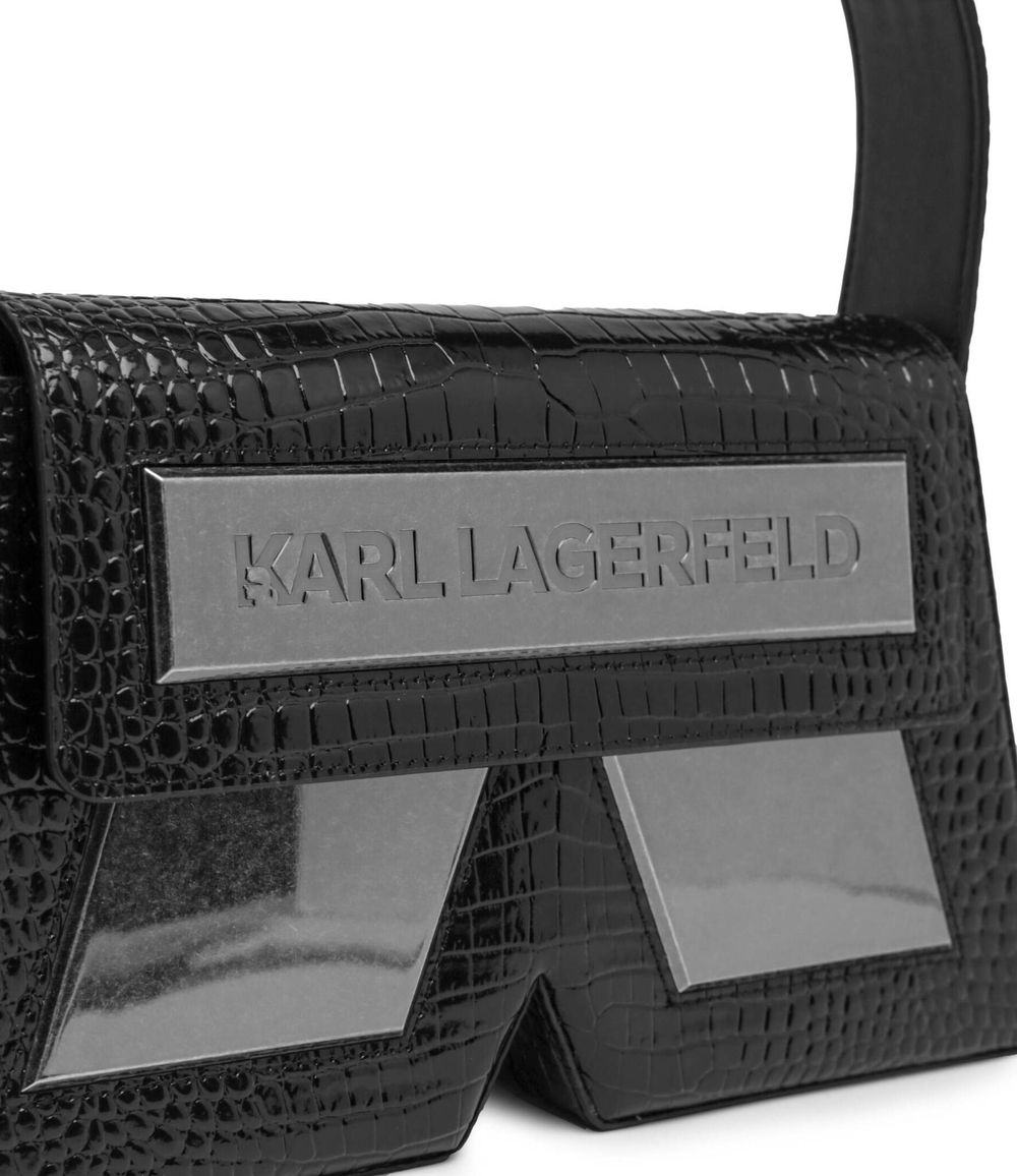 кожаная клатч essential Karl Lagerfeld - черный(226W3039)
