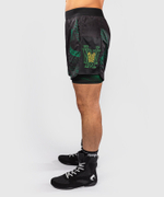 Шорты спортивные Venum Matupa Black/Green/Gold
