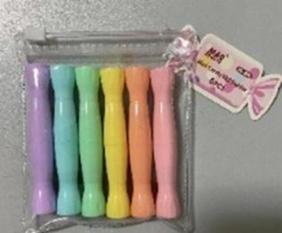Набор текстовыделетелей CANDY, 6 штук, в ПВХ упаковке