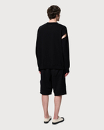 MM6 MAISON MARGIELA ШОРТЫ МУЖСКИЕ УКОРОЧЕННЫЕ ЧЕРНЫЕ