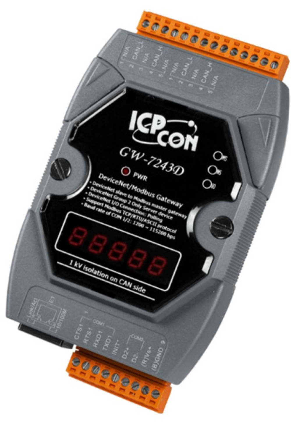 Преобразователь ICP DAS GW-7243D-G CR