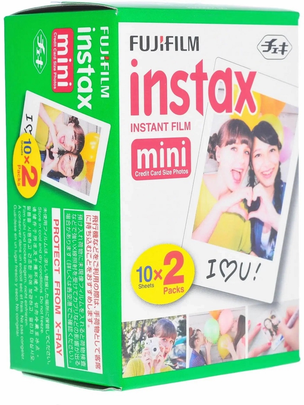 Fujifilm Instax Mini, 100 г, 20 шт., белая