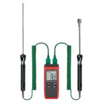 Термометр RGK CT-12 с погружным зондом температуры TR-10W и поверхностным зондом TR-10S, RGK