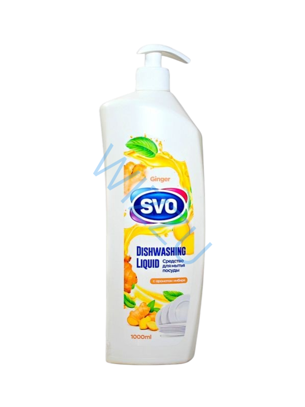 Гель для посуды Svo с дозатором Имбирь 1л