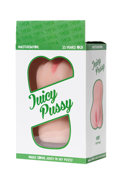 Мастурбатор реалистичный Juicy Pussy by TOYFA Hot 25 лет, TPR, телесный, 14,5 см