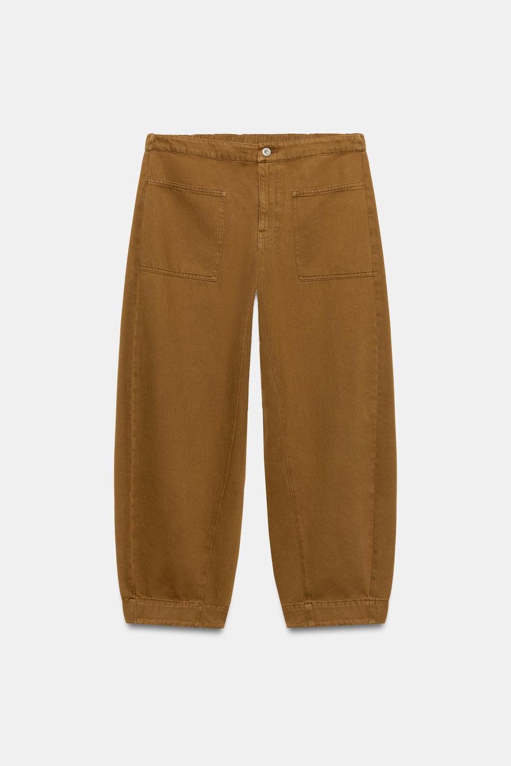 БРЮКИ BARREL — ZW COLLECTION — ZARA