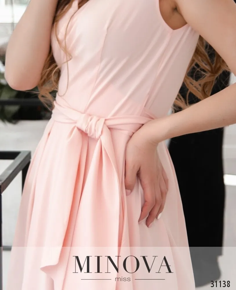 Платье 8573-1н-пудра Minova