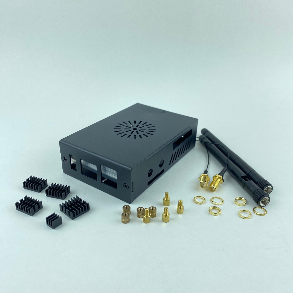 Закрытый корпус для Orange Pi 5 / 5B с вентилятором
