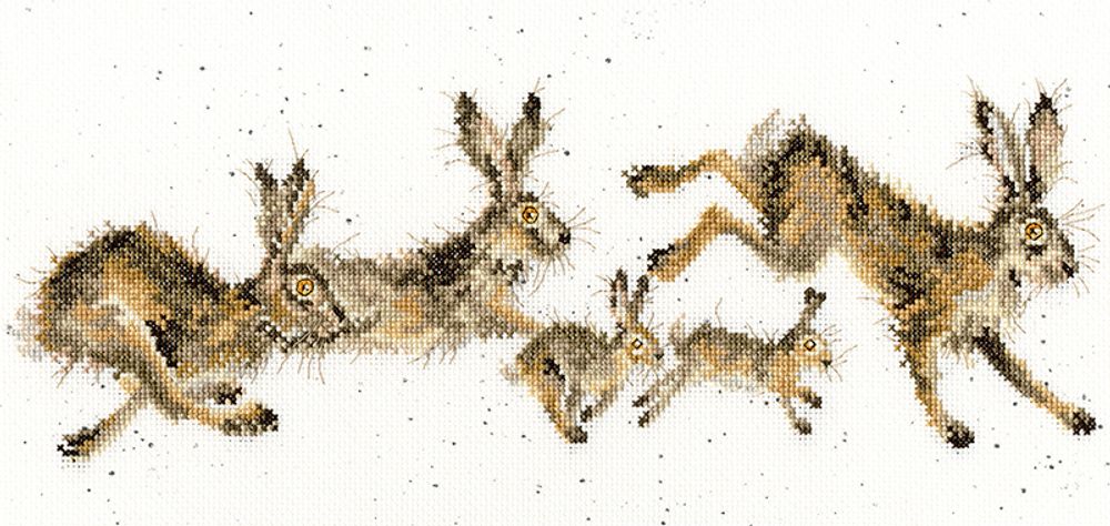 Набор для вышивания нитками Bothy Threads, Spring In Your Step (Весна идет), 38х18 см Набор для вышивания нитками Bothy Threads, Spring In Your Step (Весна идет), 38х18 см